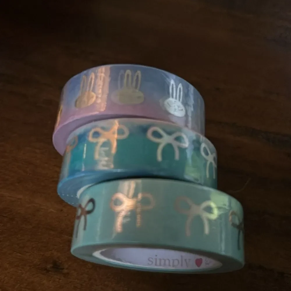 Simply Gilded 16 NEW Washi tapes Different colors and sizes